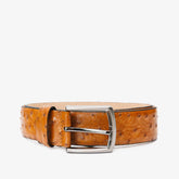 The Bradlee Tan Calfskin Belt - Vinci Leather