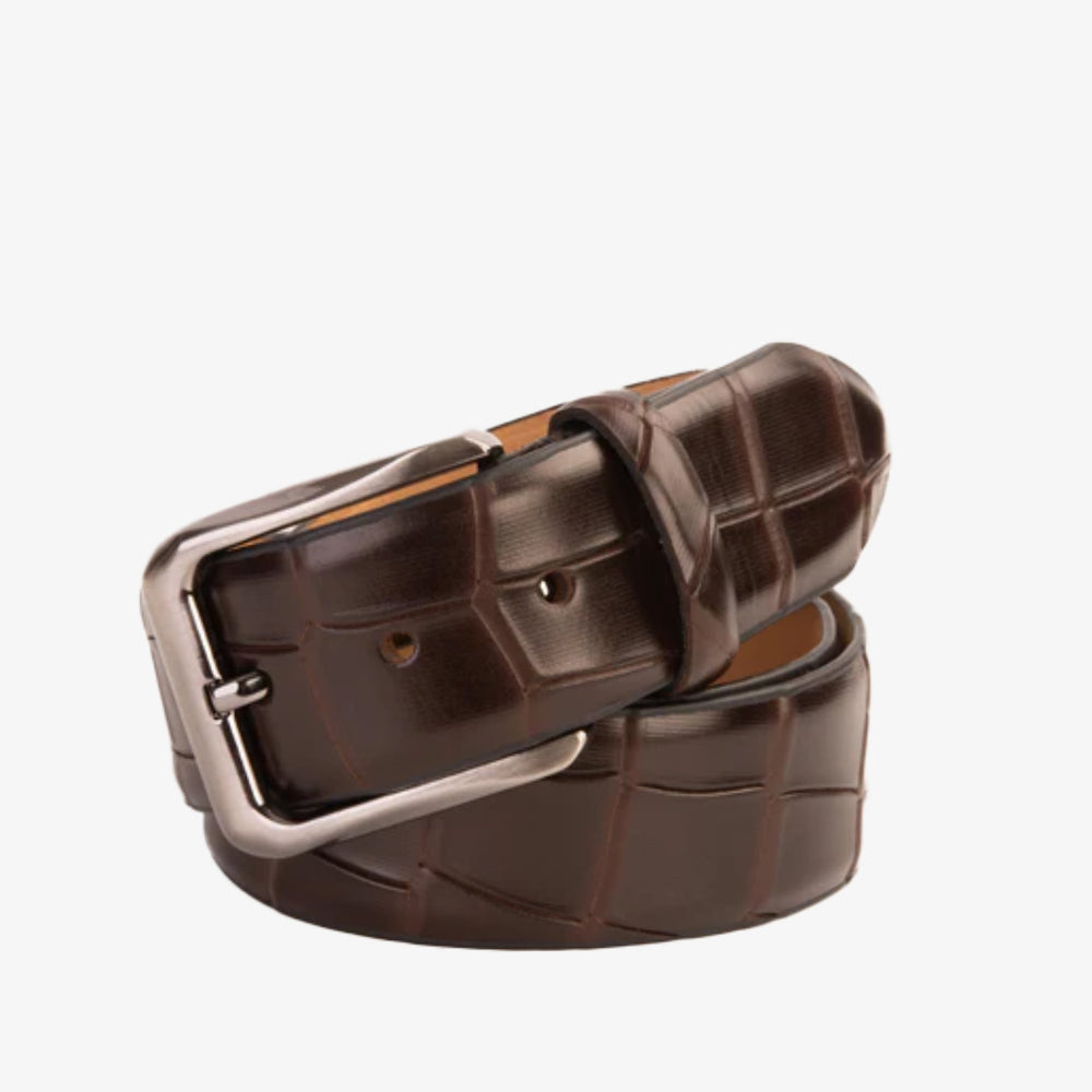 The Patton Brown Calfskin Belt - Vinci Leather