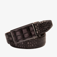 The Mississippi Gray Leather Belt - Vinci Leather