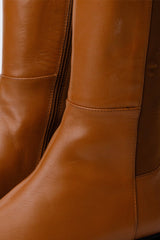 The Harmony Belle Tan Leather Knee High Boot - Vinci Leather