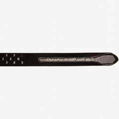 The Eugene Black Gold Woven Leather Belt - Vinci Leather