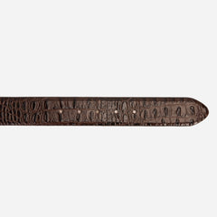 The Bomba Brown Leather Belt - Vinci Leather