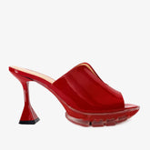 The Caratal Red Patent Leather Sandal - Vinci Leather