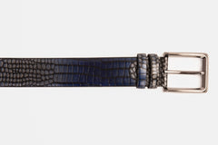 The Mush Navy Blue Belt - Vinci Leather