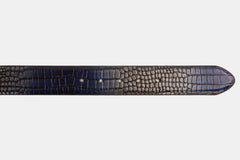 The Mush Navy Blue Belt - Vinci Leather