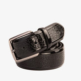 The Modica Black Patent Leather Belt - Vinci Leather