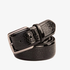 The Modica Black Patent Leather Belt - Vinci Leather