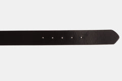 The Mercury Black Calfskin Belt - Vinci Leather