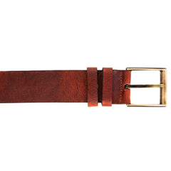 The Prime Burnt Sienna Leather Belt - Vinci Leather