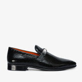 The King Black Bit Dress Loafer Shoe - Vinci Leather