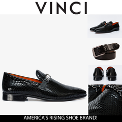The King Black Bit Dress Loafer Shoe - Vinci Leather