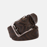 The Meram Black Calfskin Belt - Vinci Leather