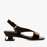 The Iconic Black Leather Sandal - Vinci Leather