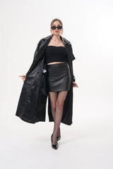The Raven Black Leather Jacket - Vinci Leather