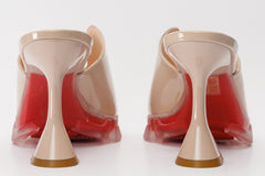 The Caratal Cream Patent Leather Sandal - Vinci Leather