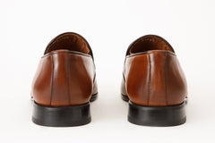 The Migues Tan Leather Loafer Shoe - Vinci Leather
