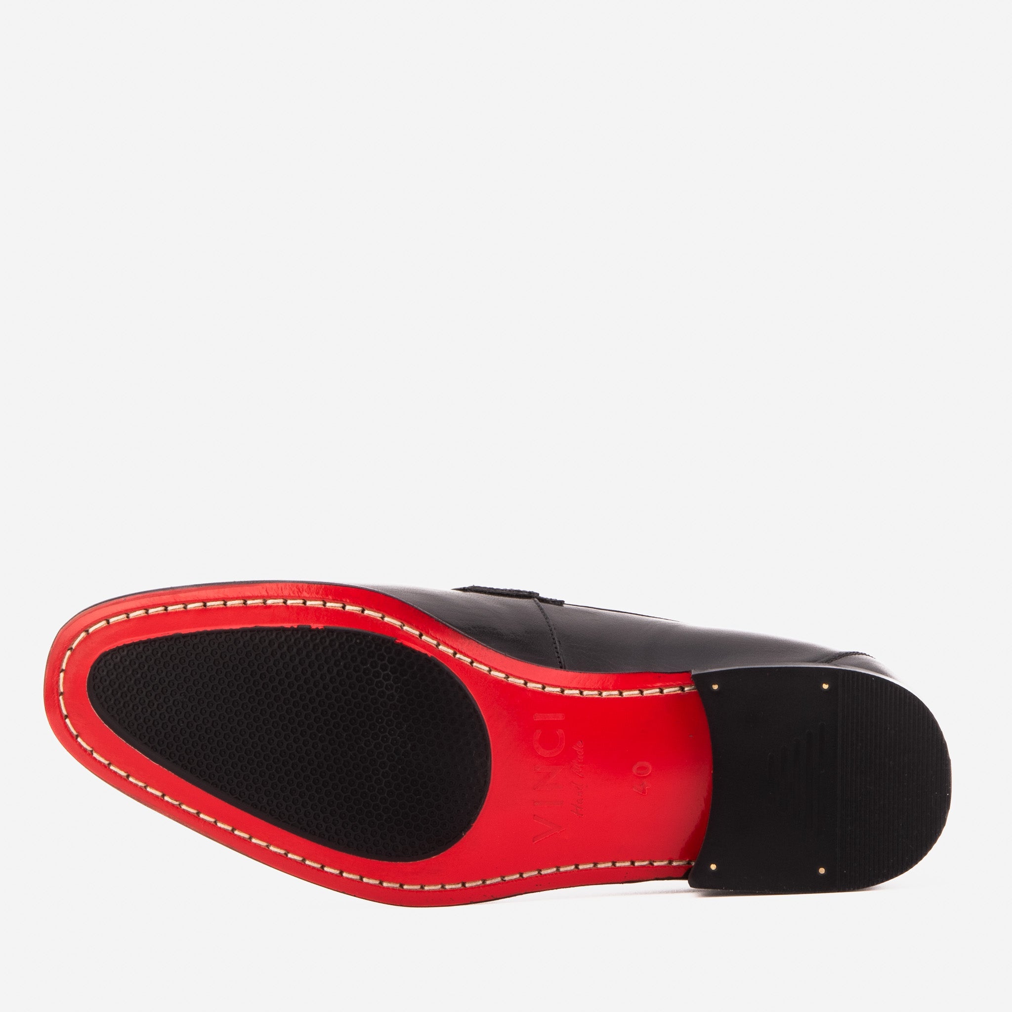 The Blackwell Black Patent Bit Loafer Shoe - Vinci Leather