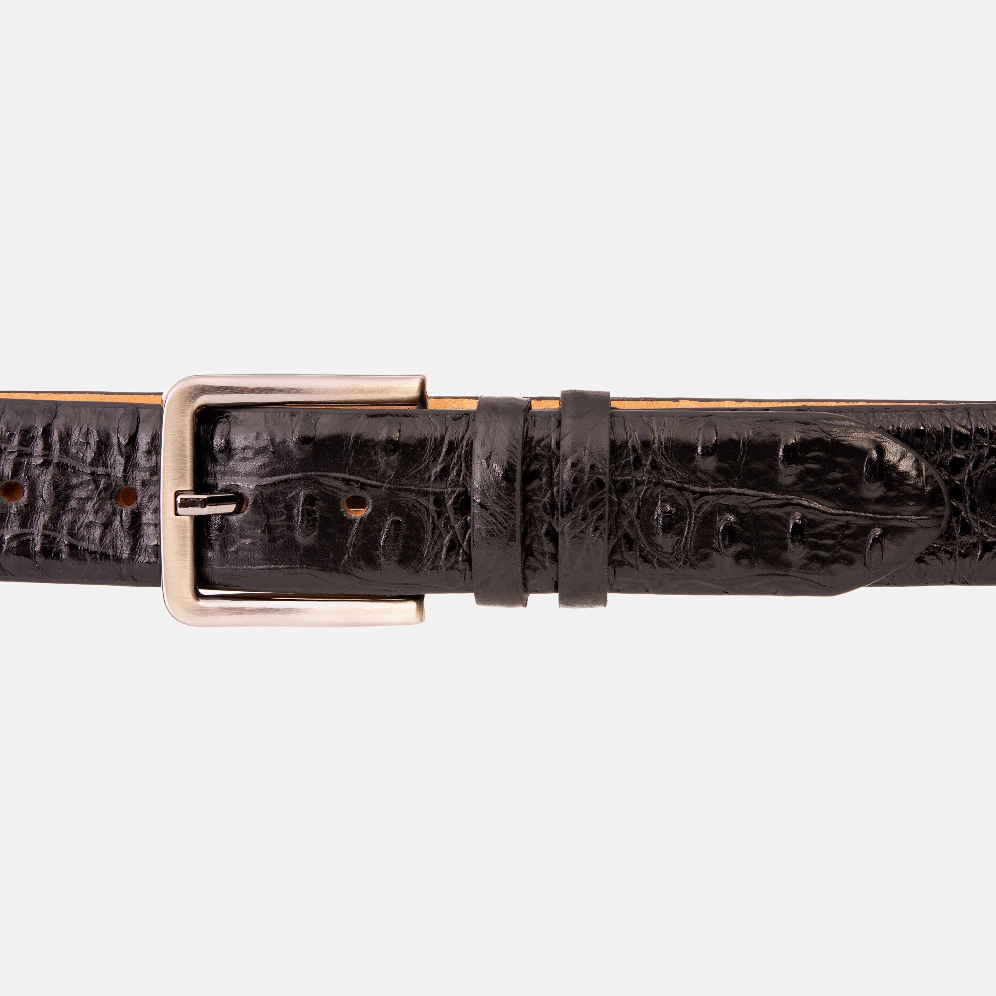 Randor Black Leather Belt - Vinci Leather