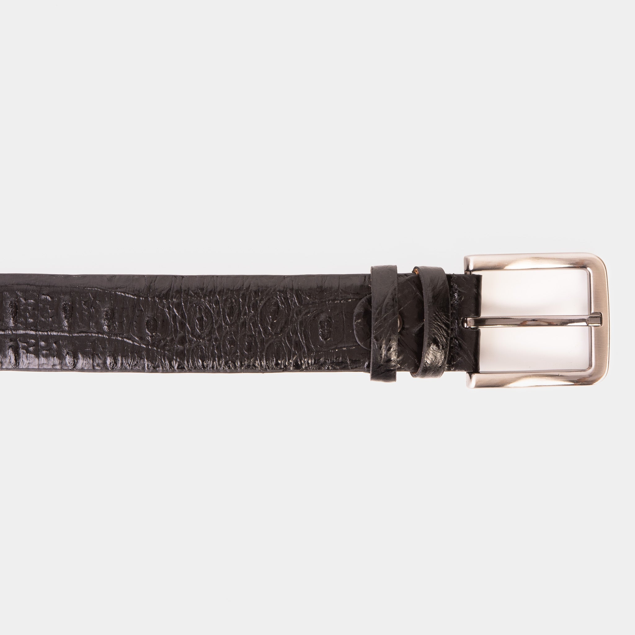 Randor Black Leather Belt - Vinci Leather