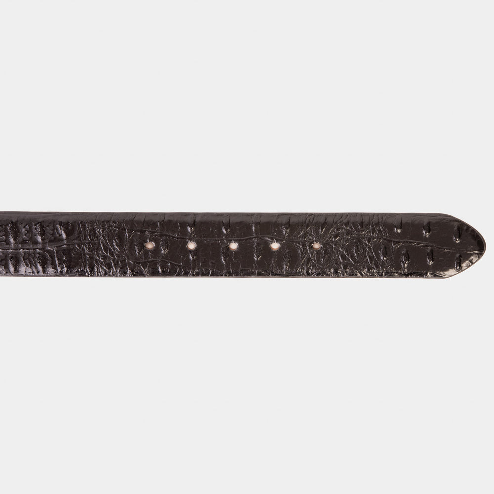 Randor Black Leather Belt - Vinci Leather
