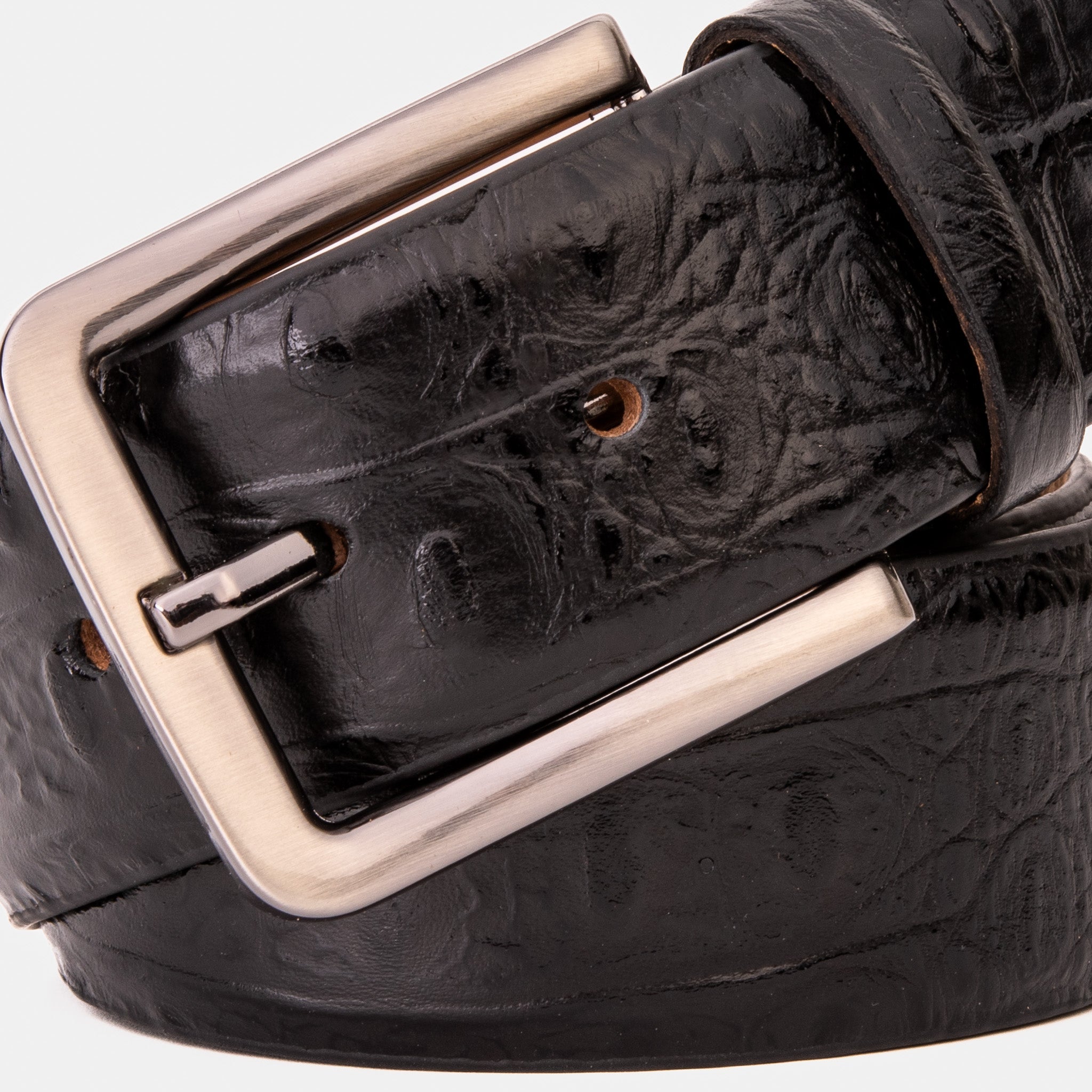 Randor Black Leather Belt - Vinci Leather