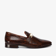 The King Tan Bit Dress Loafer Shoe - Vinci Leather