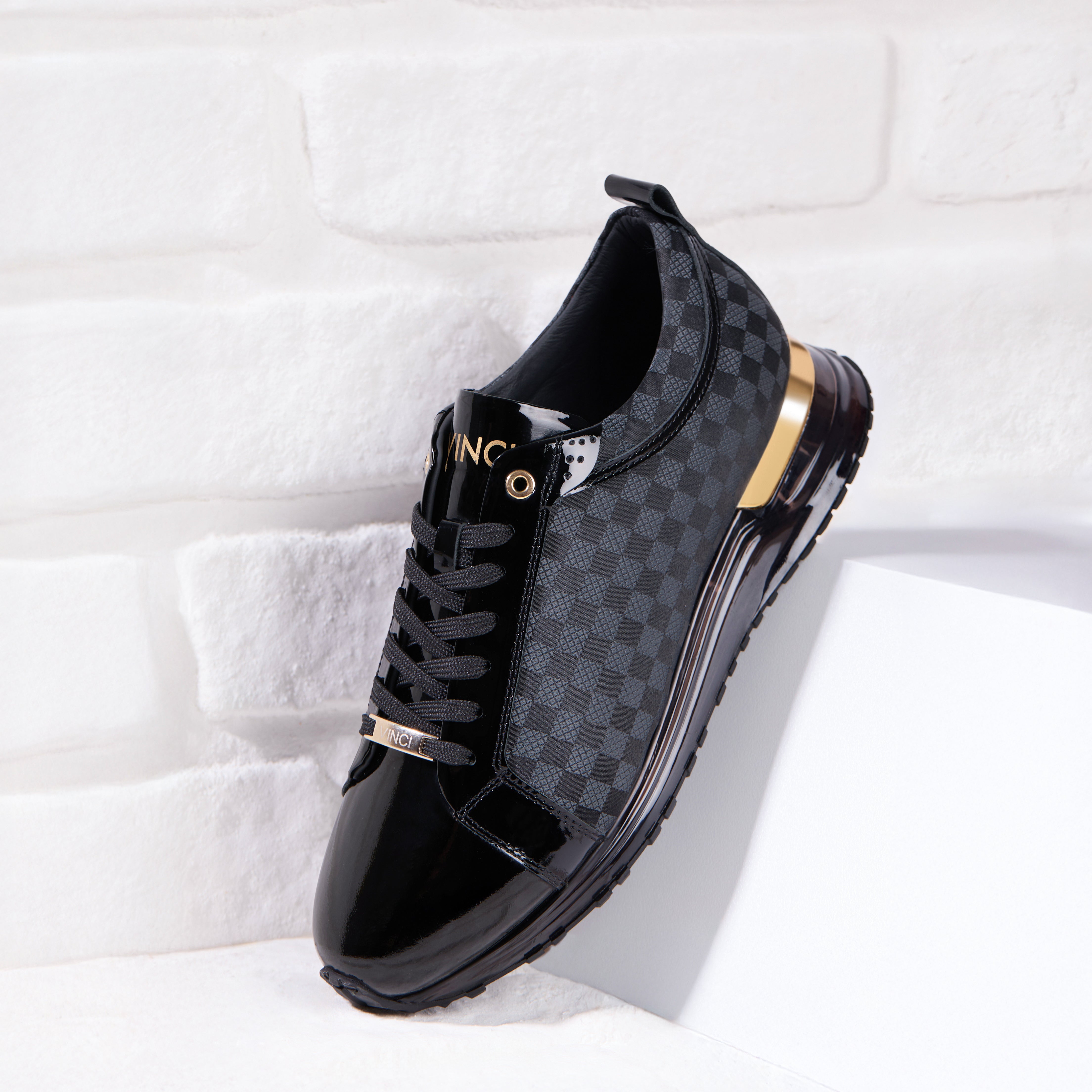 The Monte Carlo Black Sneaker Limited Edition - Vinci Leather