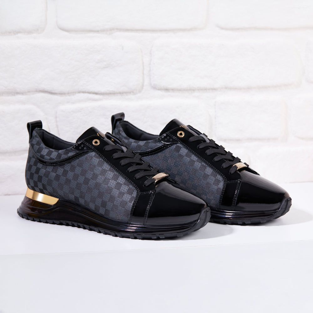 The Monte Carlo Black Sneaker Limited Edition - Vinci Leather