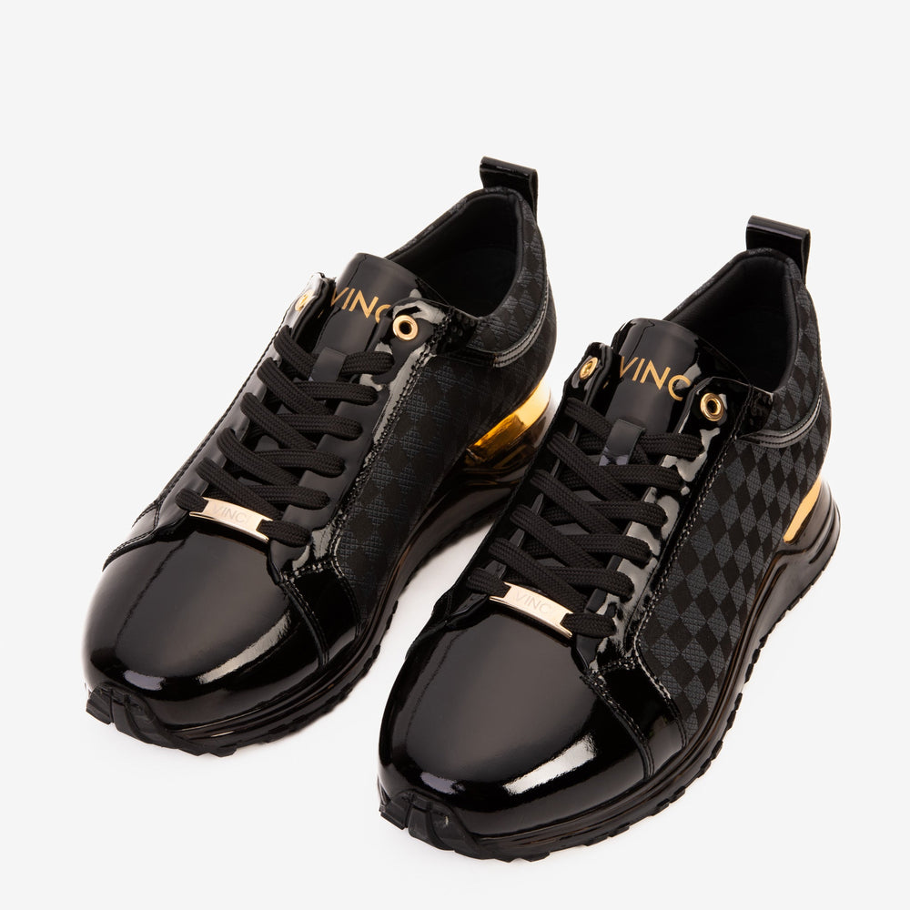 The Monte Carlo Black Sneaker Limited Edition - Vinci Leather