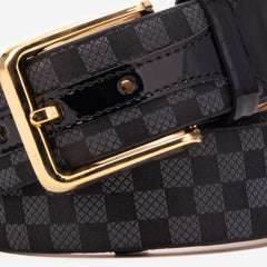 The Monte Carlo Black Leather Belt - Vinci Leather