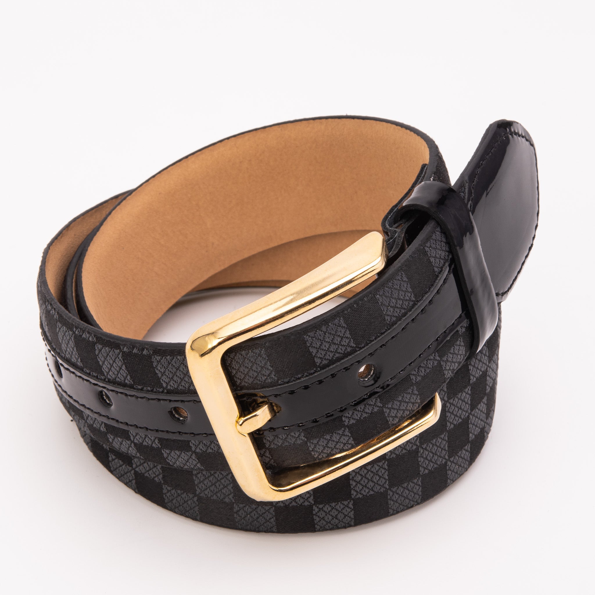 The Monte Carlo Black Leather Belt - Vinci Leather