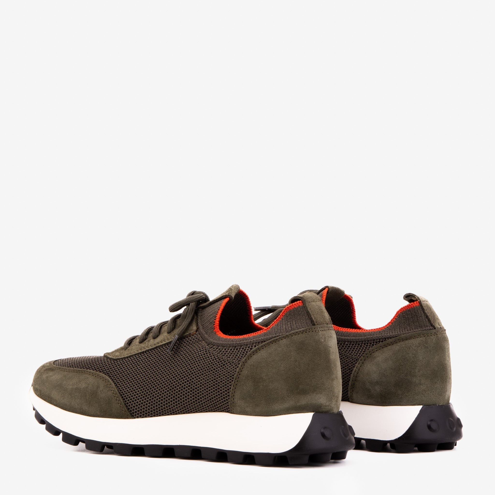 The Berlin Green Suede Leather Sneaker - Vinci Leather