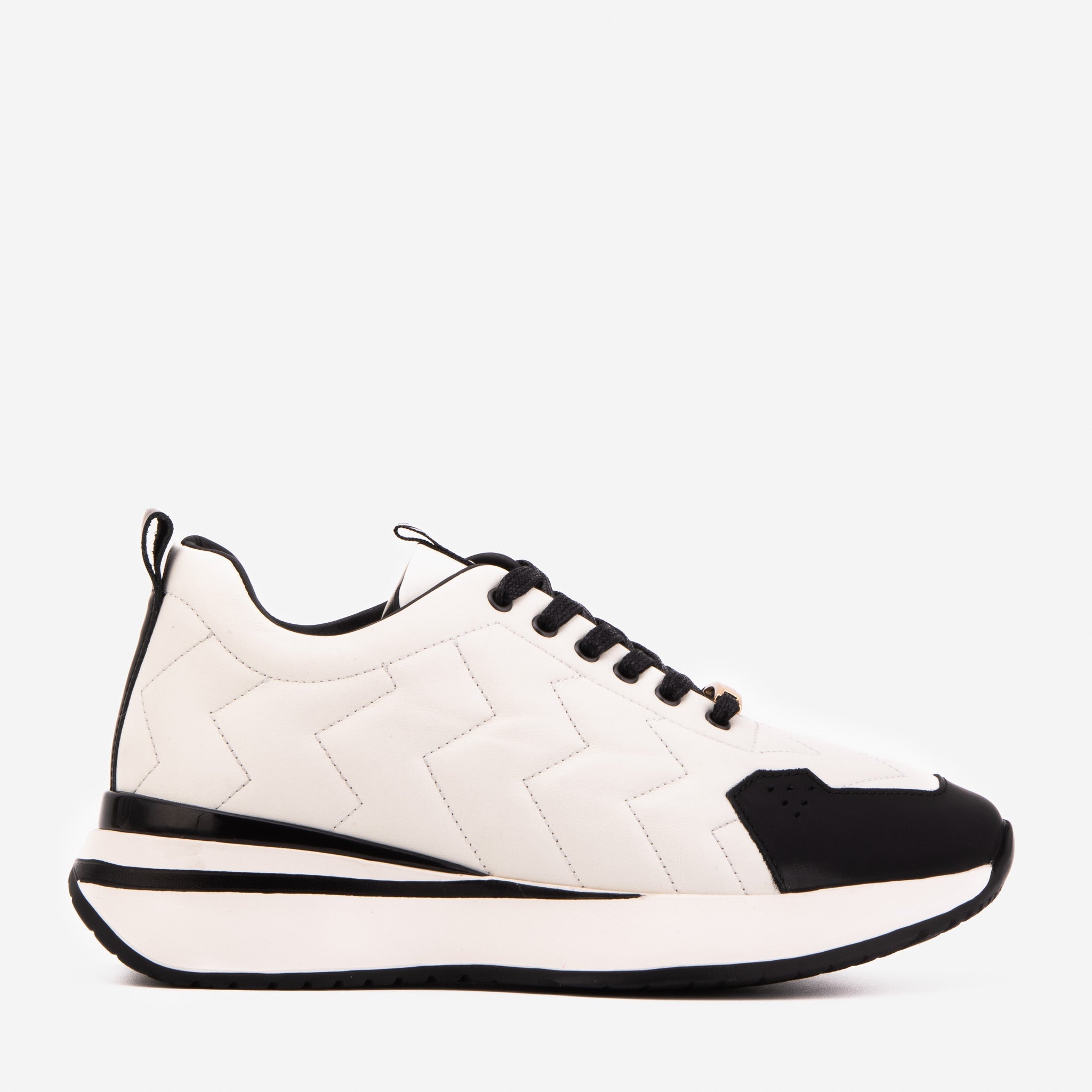 The Veneto White Leather Sneaker - Vinci Leather
