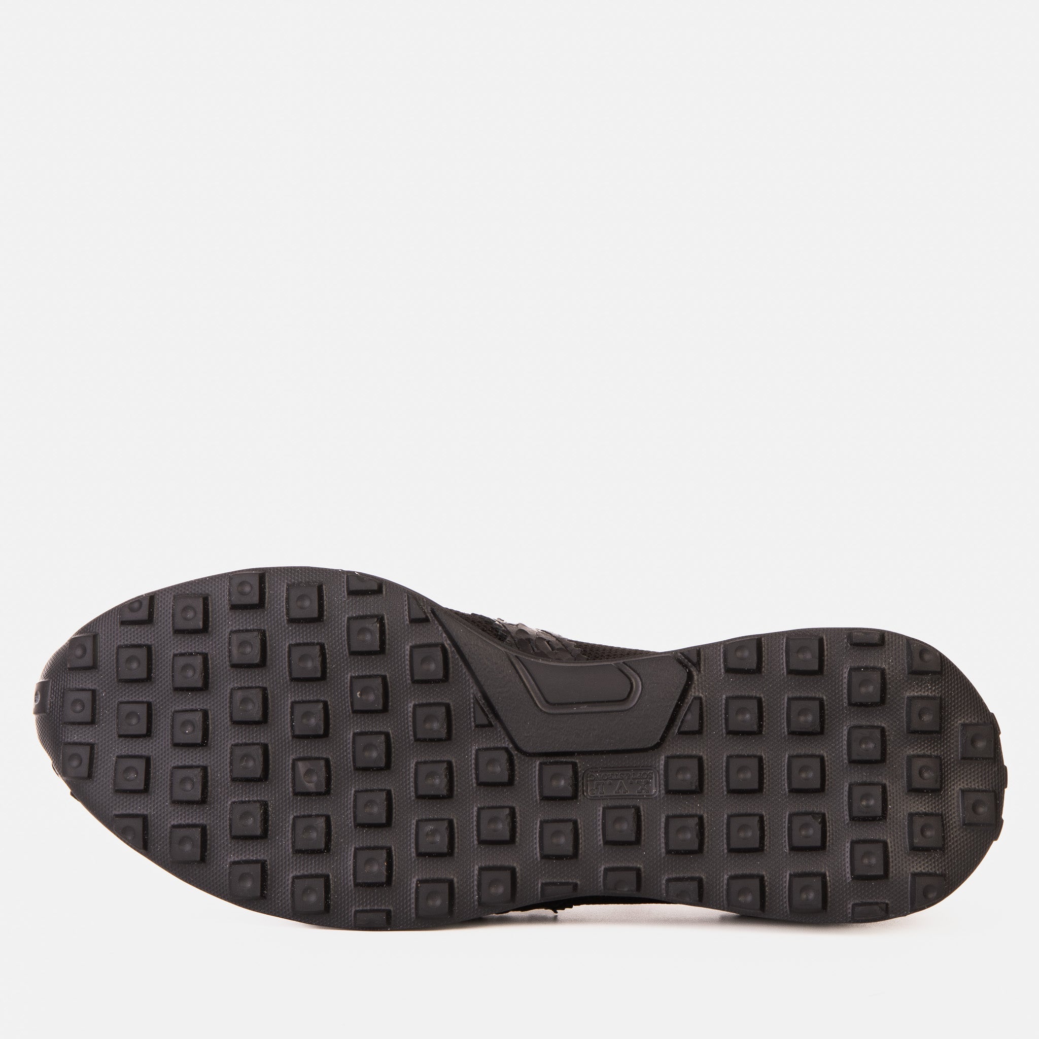 The Aslan Black Knitted Leather Sneaker - Vinci Leather