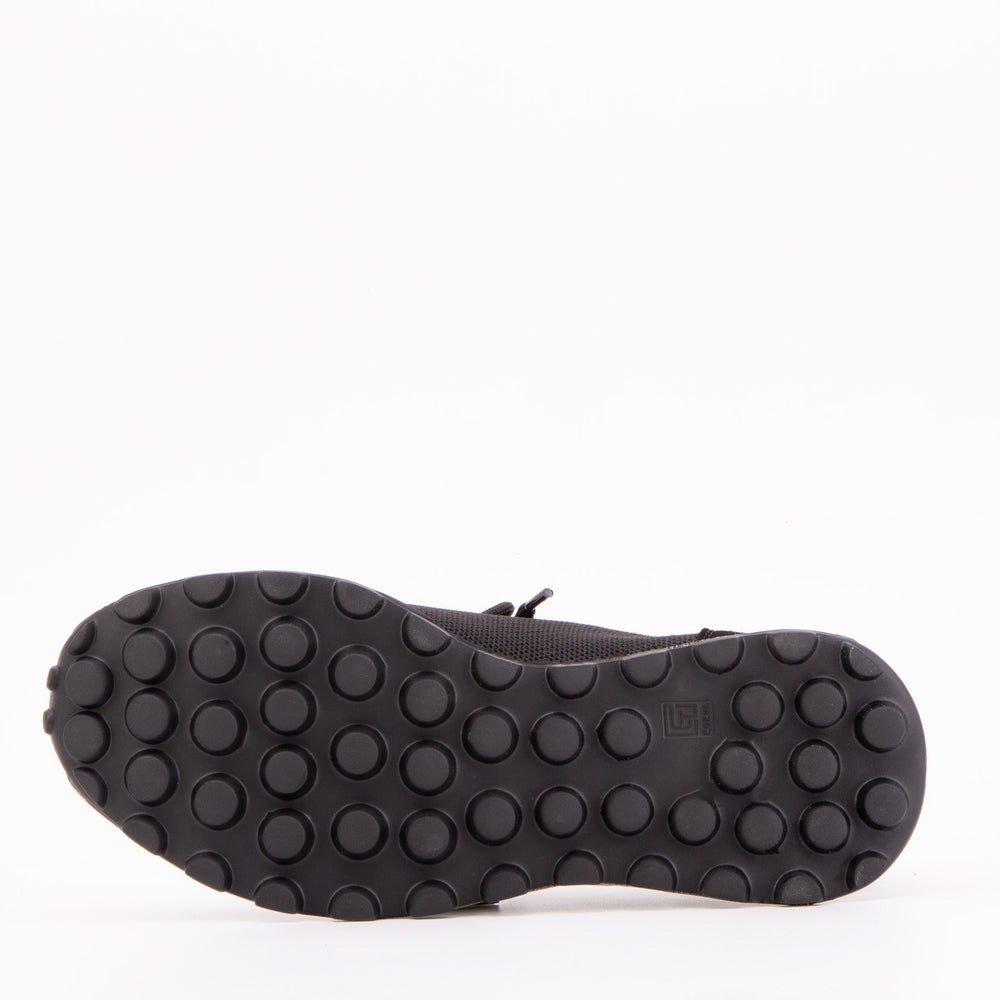 The Berlin Black Suede Leather Sneaker - Vinci Leather