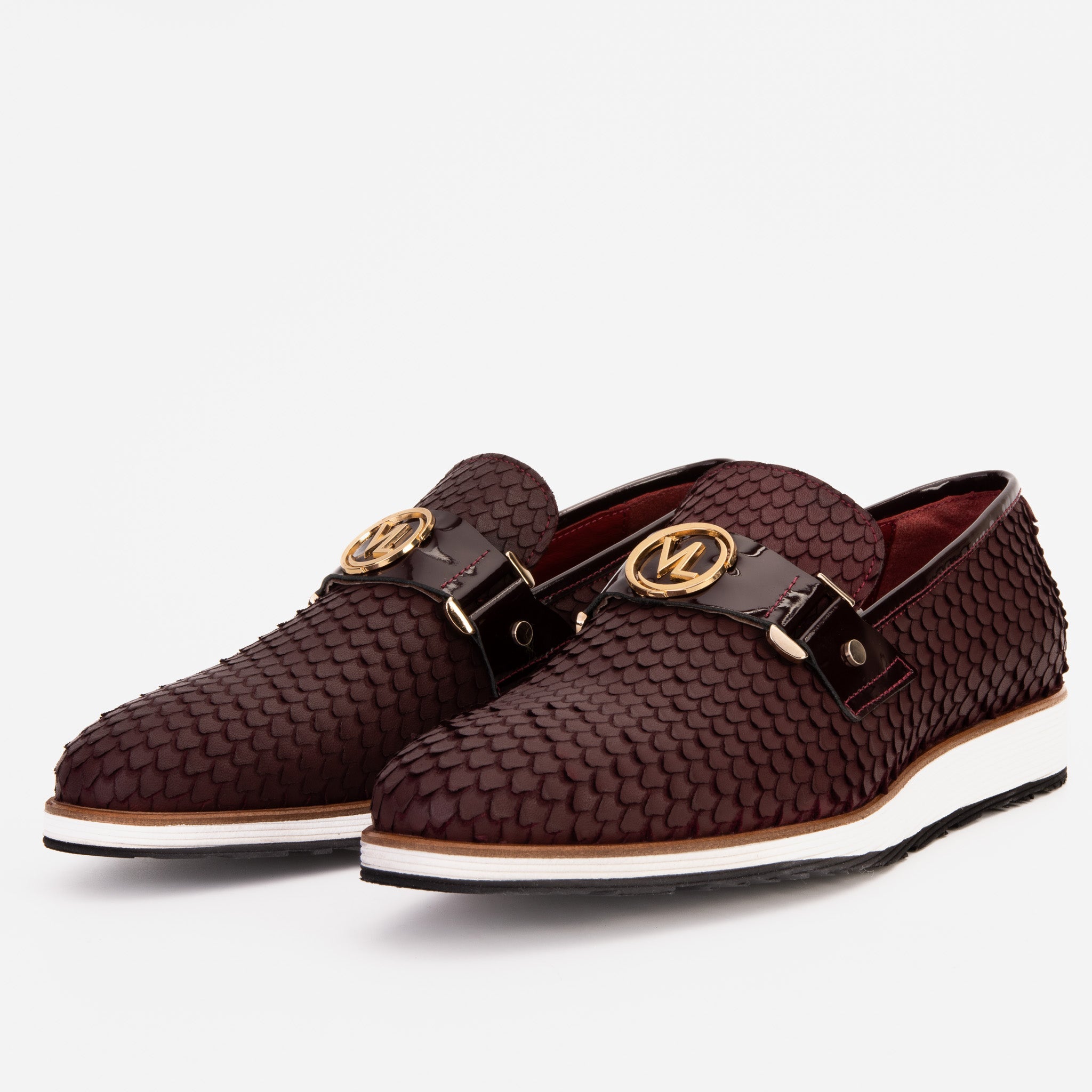 The Legacy Burgundy Leather Casual Loafer Shoe - Vinci Leather
