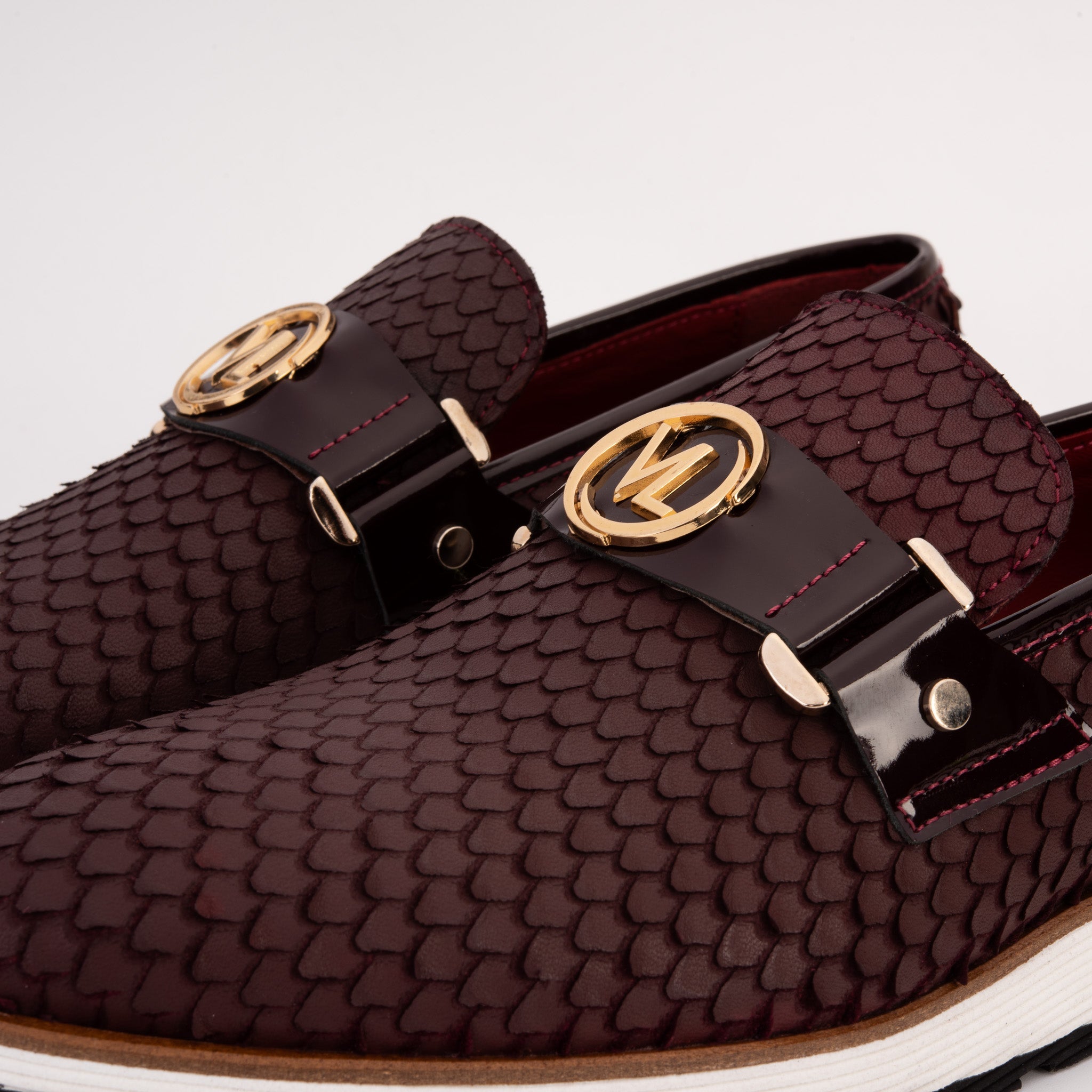 The Legacy Burgundy Leather Casual Loafer Shoe - Vinci Leather
