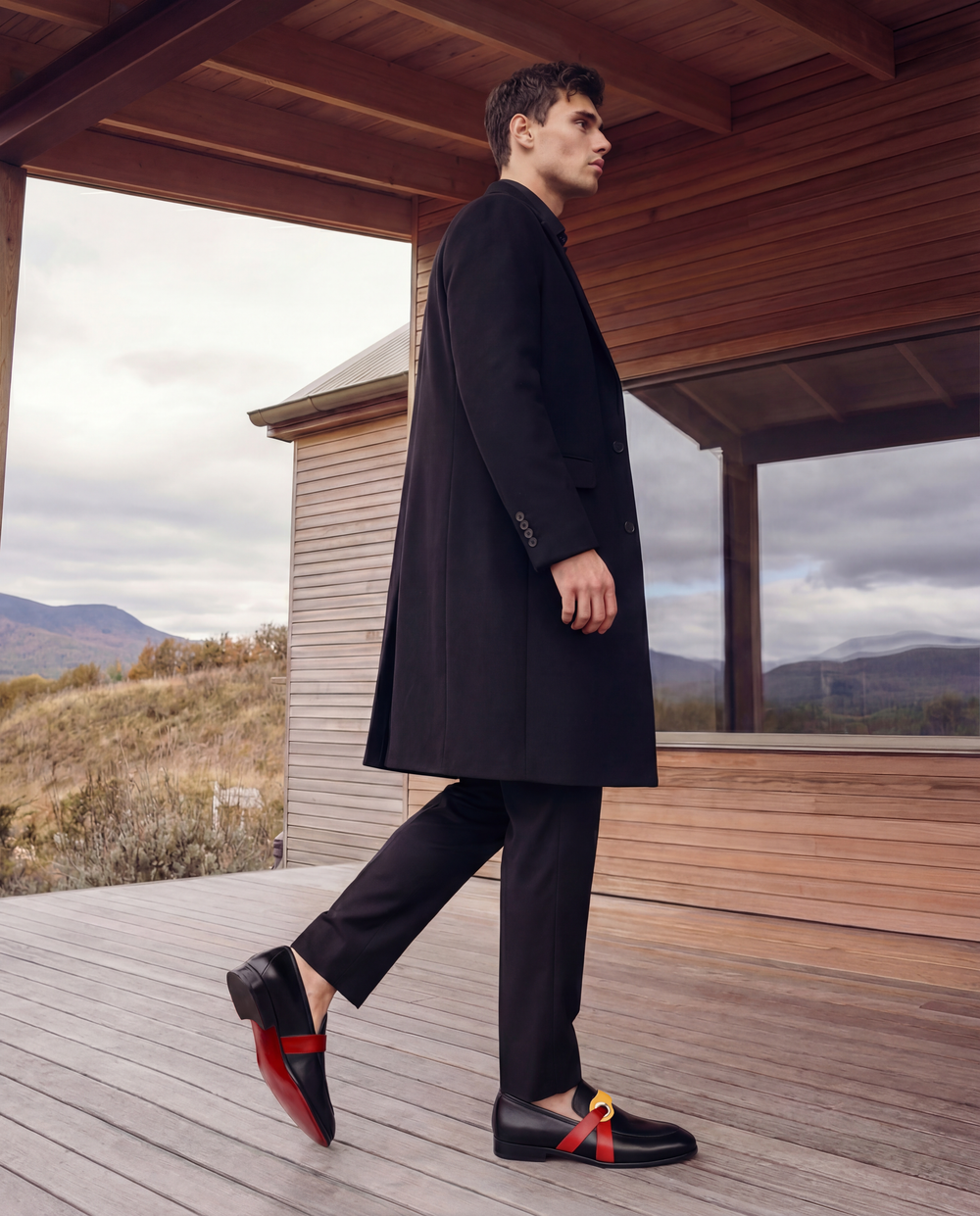 The Jackie Black Bit Dress Loafer Limited Edition Shoe - Vinci Leather