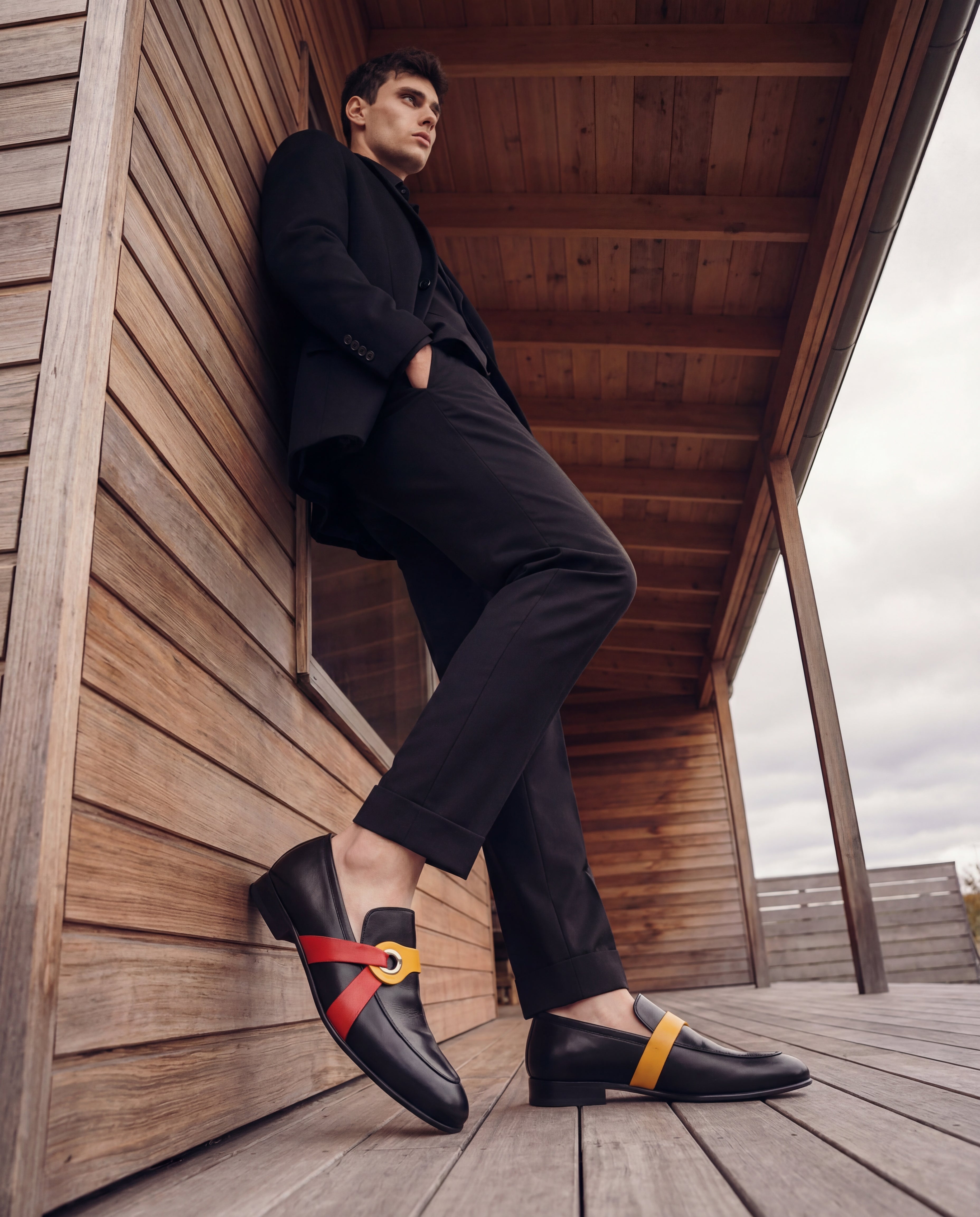 The Jackie Black Bit Dress Loafer Limited Edition Shoe - Vinci Leather