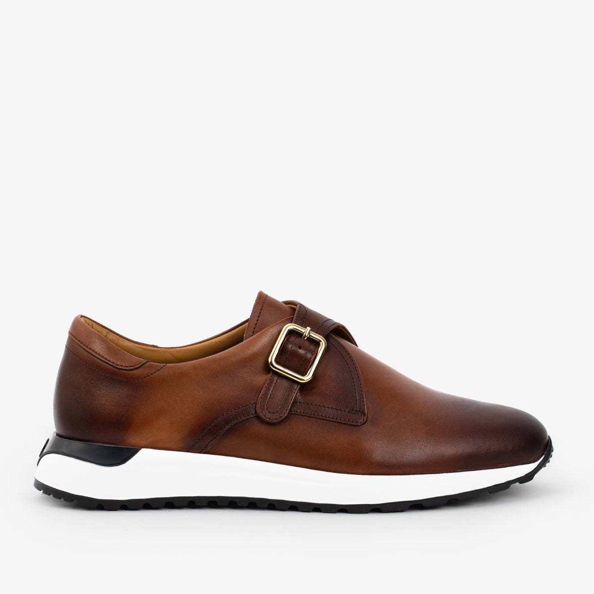 The Torino Tan Leather Sneaker - Vinci Leather