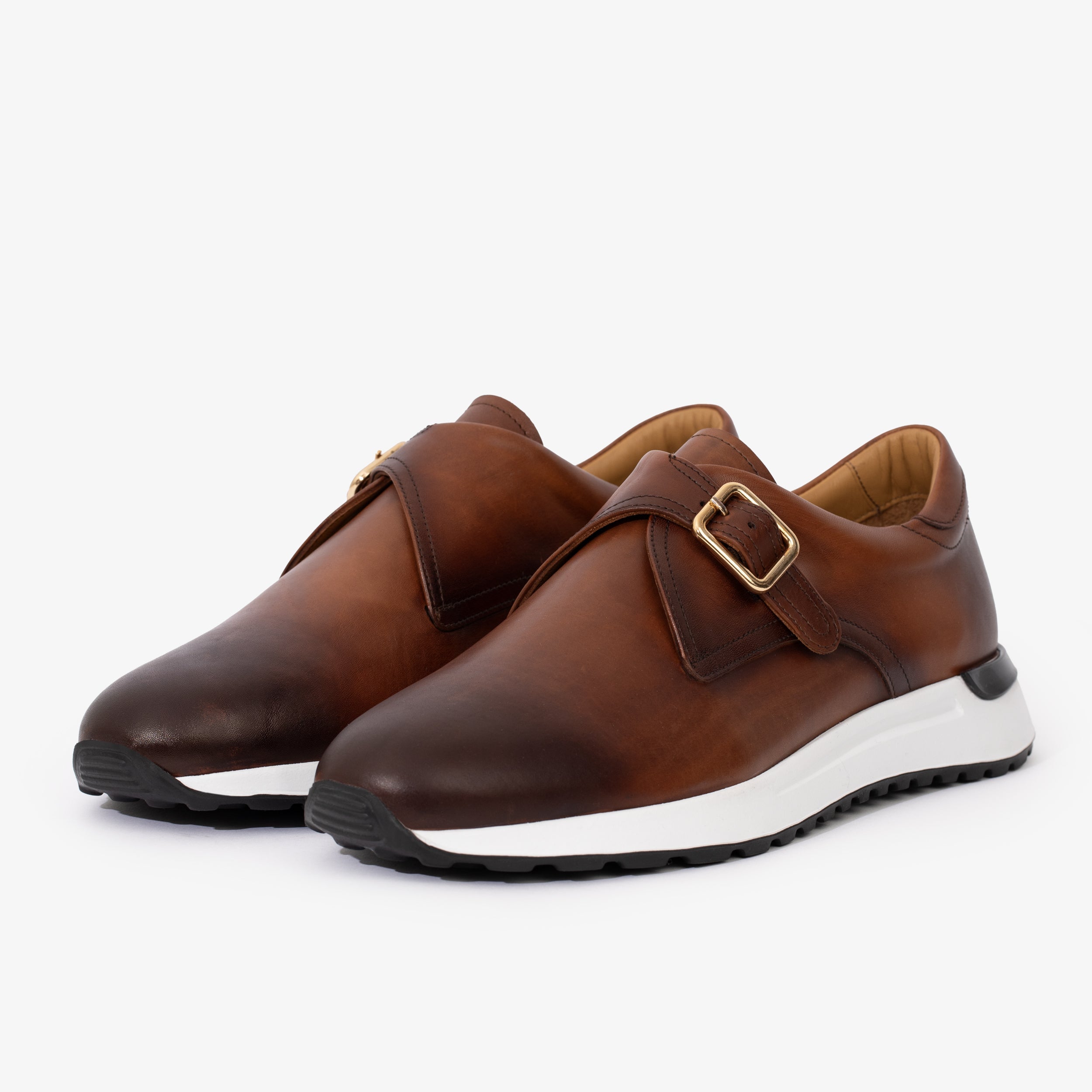 The Torino Tan Leather Sneaker - Vinci Leather