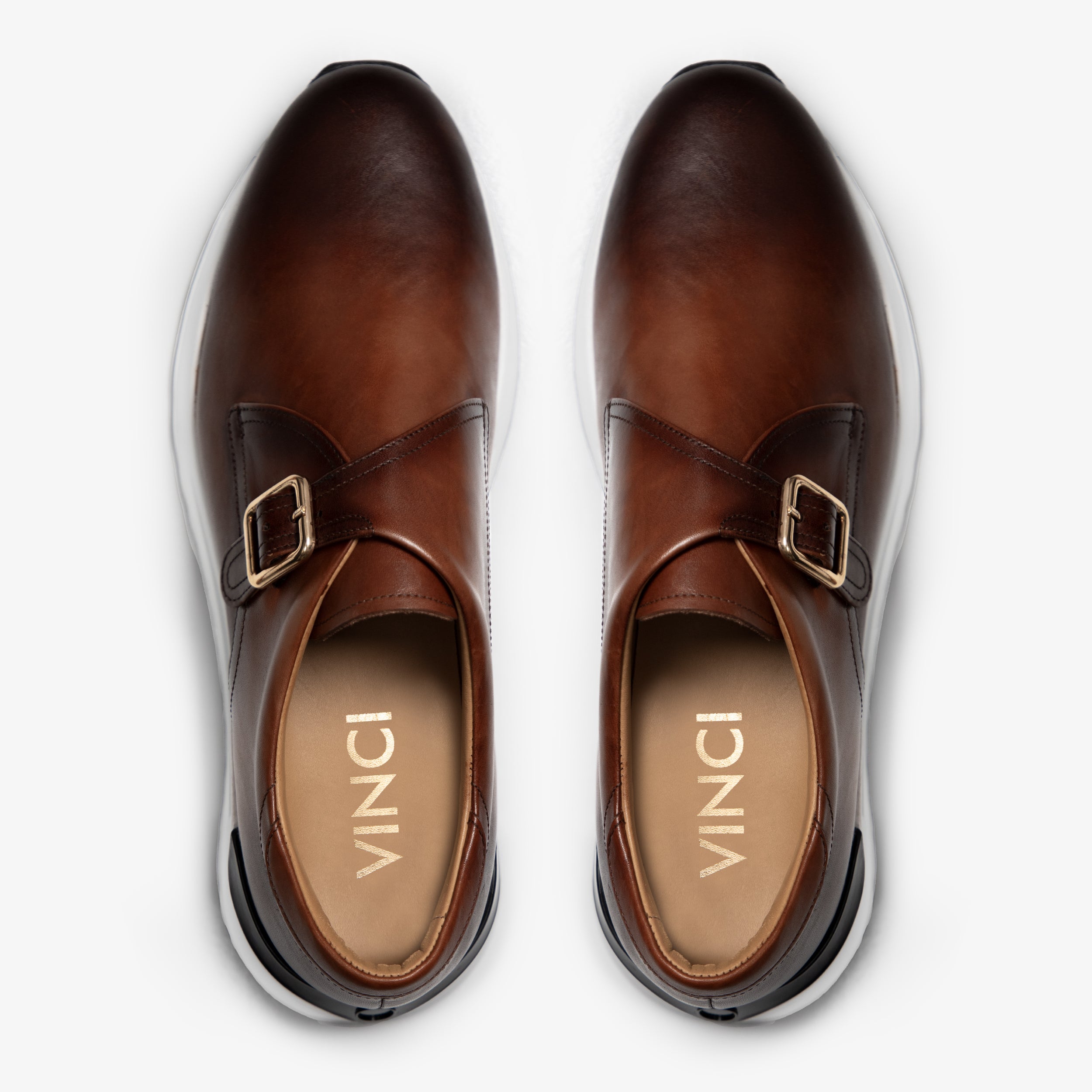 The Torino Tan Leather Sneaker - Vinci Leather