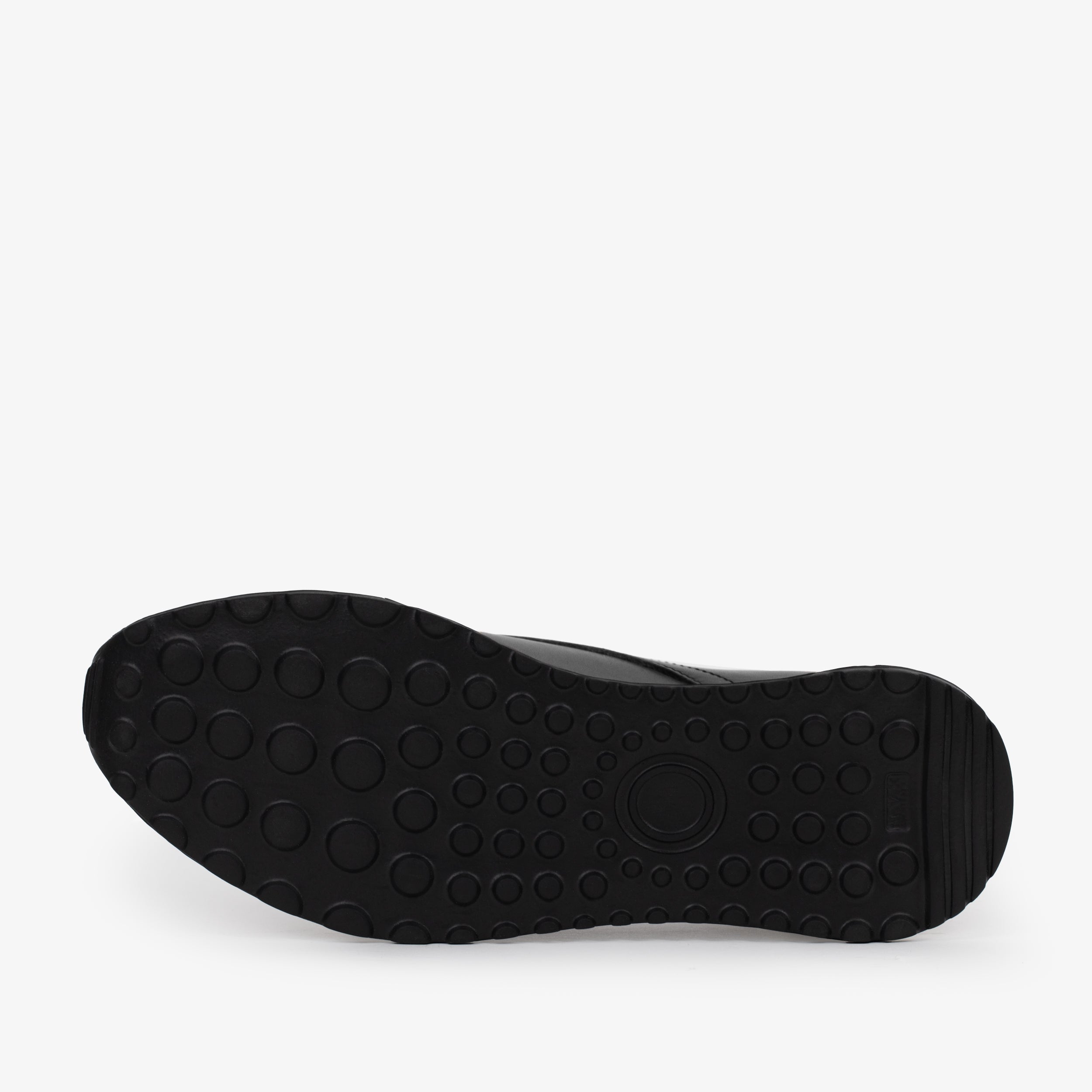 The Torino Black Leather Sneaker - Vinci Leather