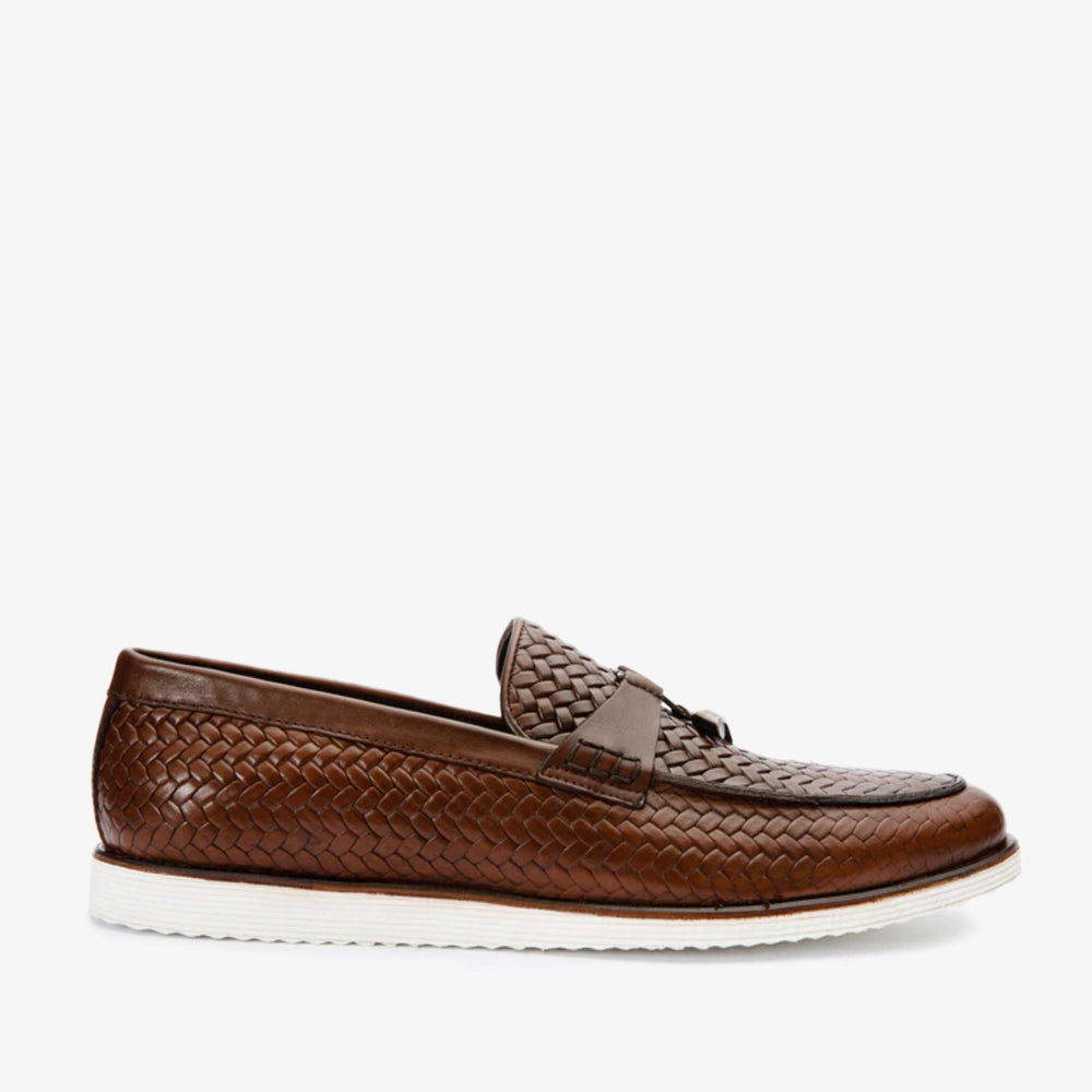 The Sperry Tan Leather Tassel Loafer Shoe - Vinci Leather