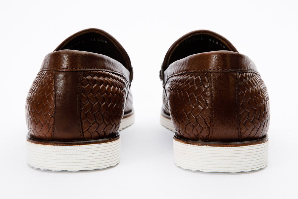 The Sperry Tan Leather Tassel Loafer Shoe - Vinci Leather