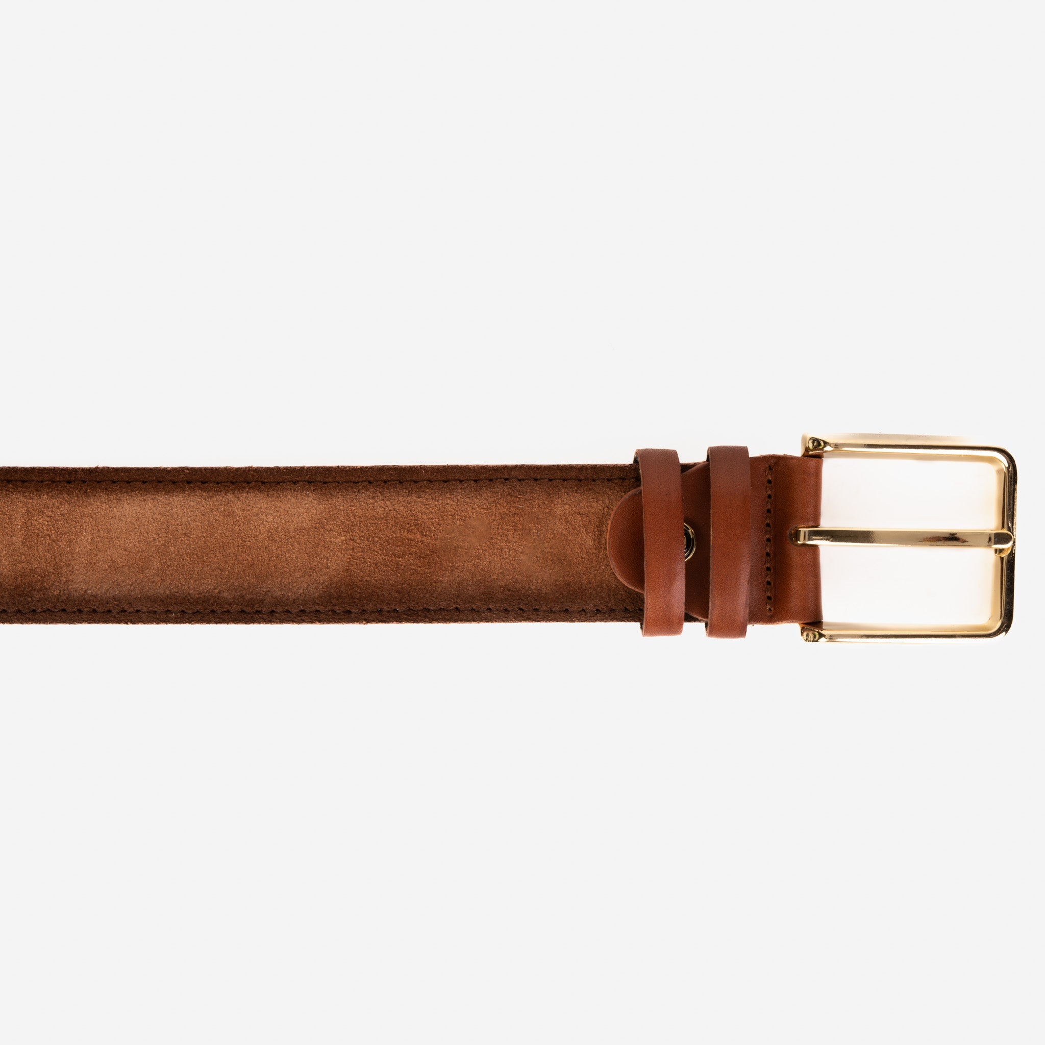 The Regent Brown Leather Belt - Vinci Leather