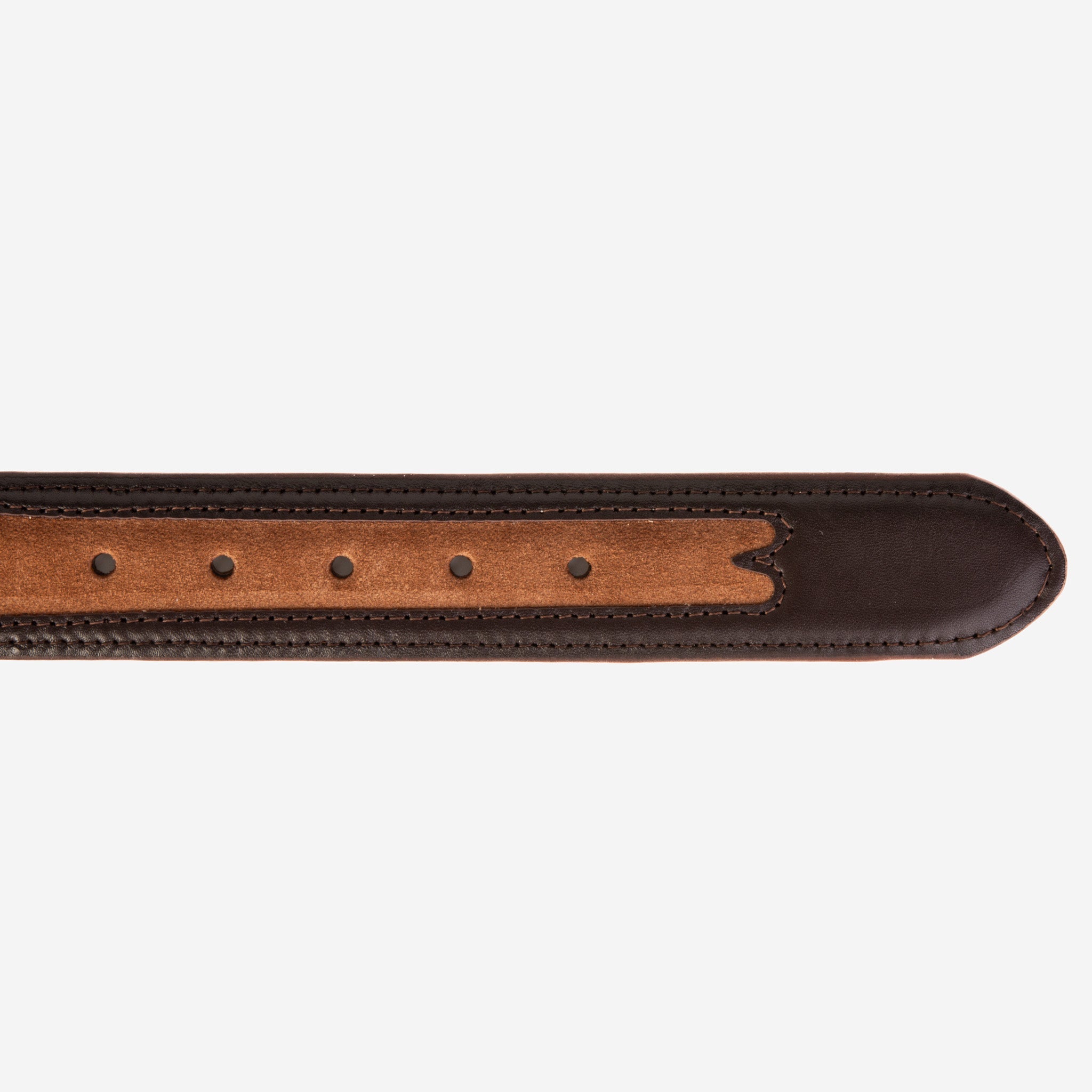 The Regent Brown Leather Belt - Vinci Leather