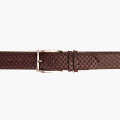 The Majesty Burgundy Leather Belt - Vinci Leather