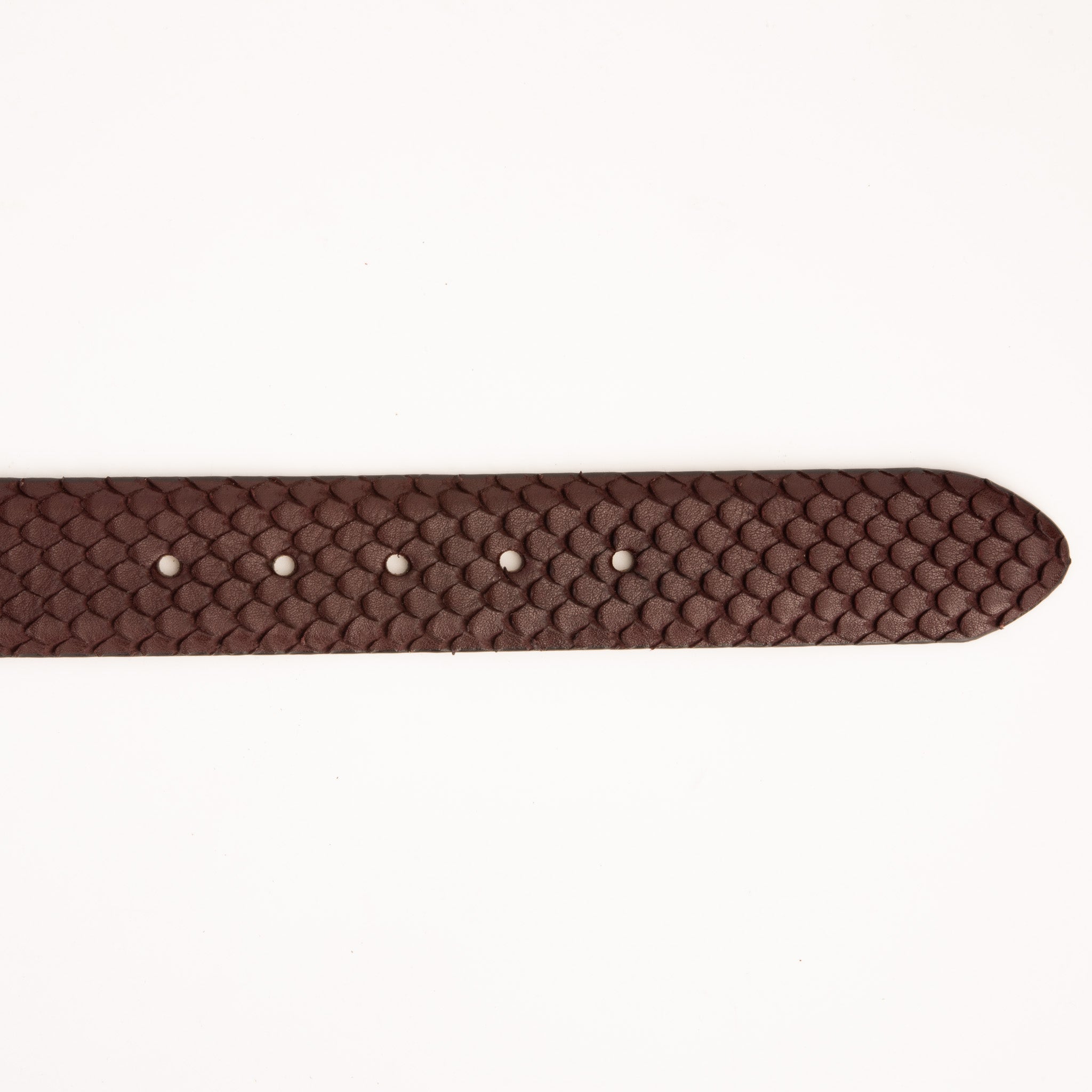 The Majesty Burgundy Leather Belt - Vinci Leather