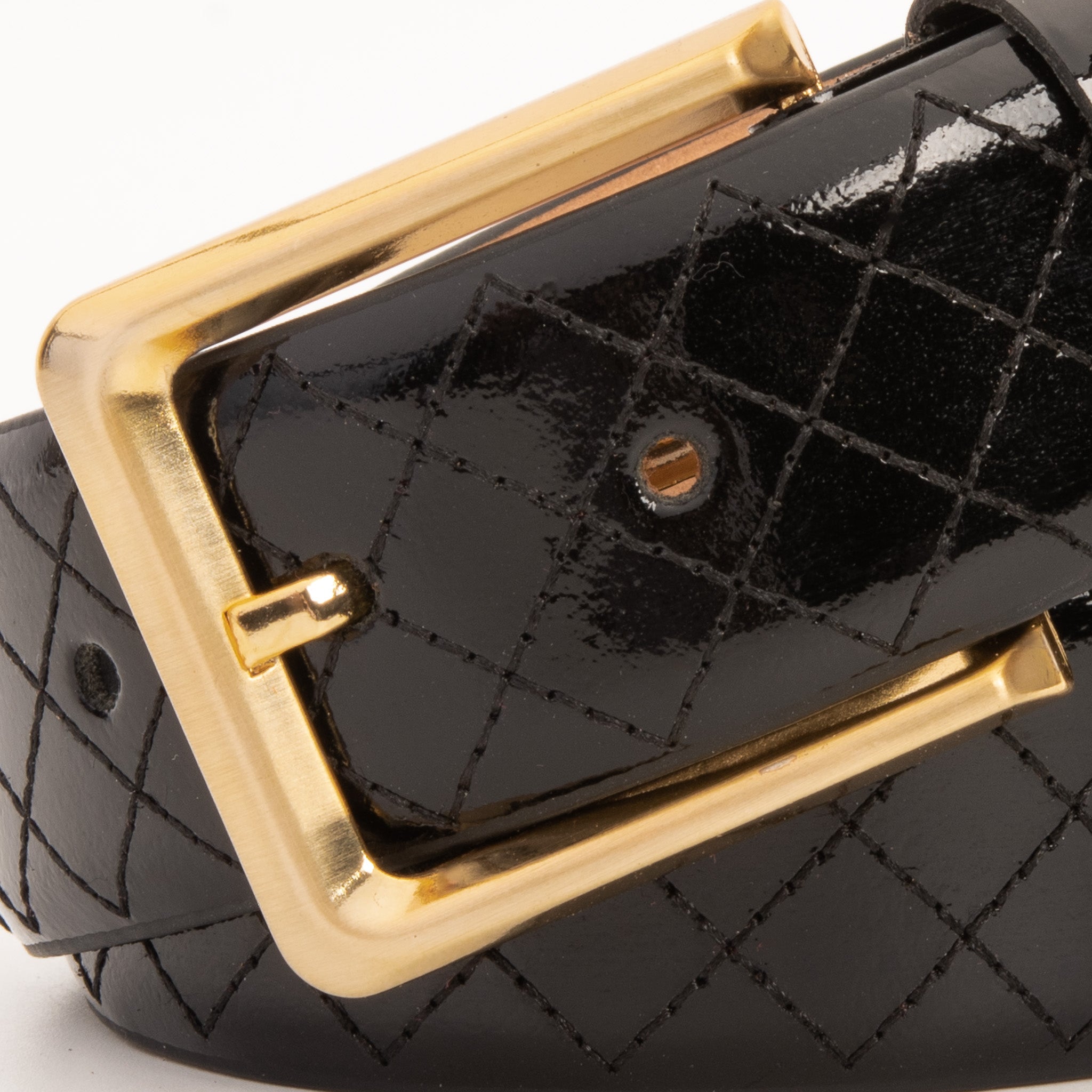 The Prestige Black Leather Belt - Vinci Leather